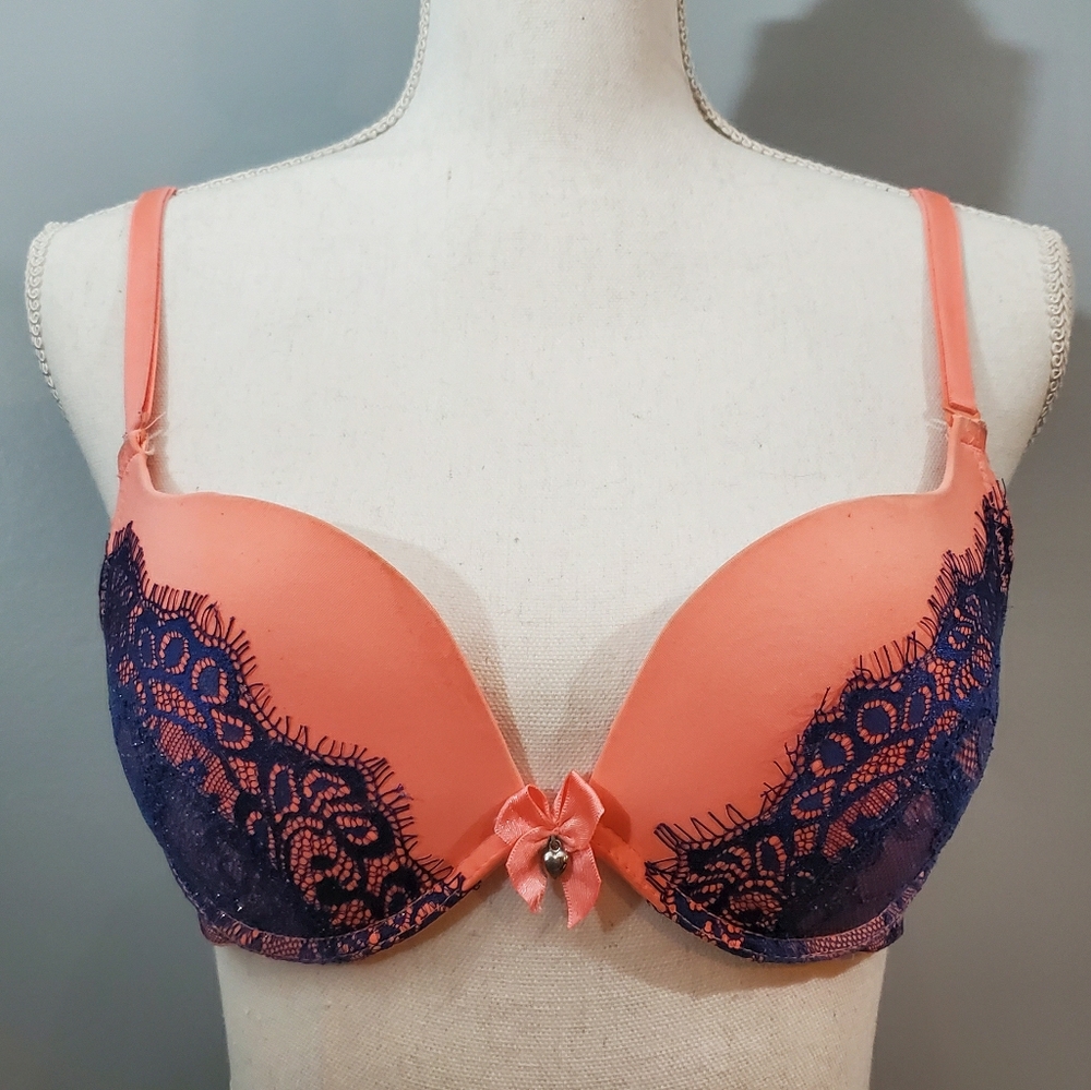 Coral-Colored Convertible Bra